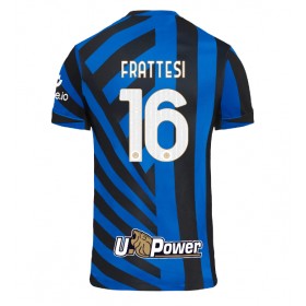 Pánské fotbalový oblečení Inter Milan Davide Frattesi #16 Domácí košile 2024-25 Krátkým Rukávem